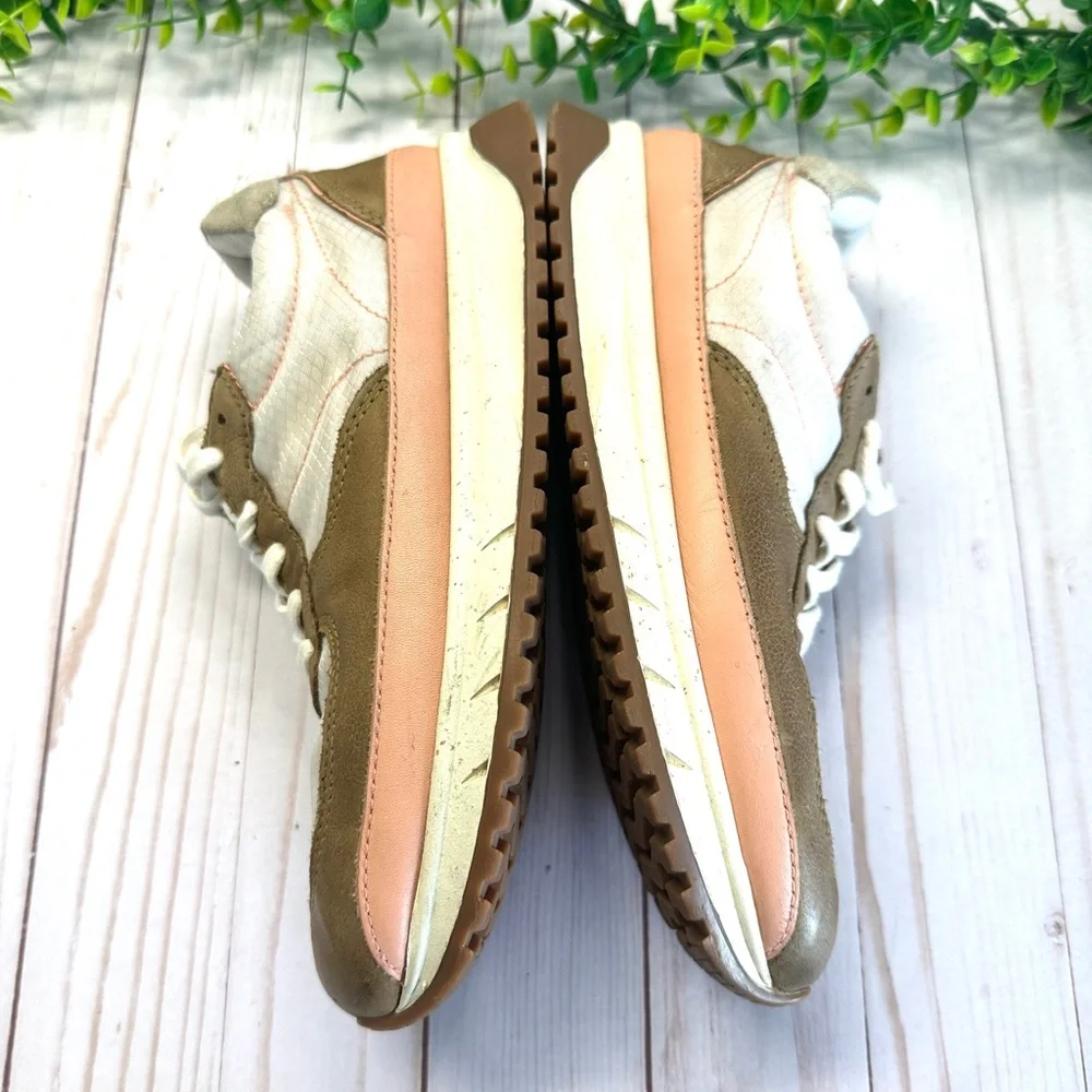 Madewell Kickoff Trainer In Ripstop Nylon & Leather Size 7M - Picture 5 of 8